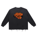 Cruelty Clubb "Hearts Sees" Snow Wash Raw Edge Cotton T-Shirt