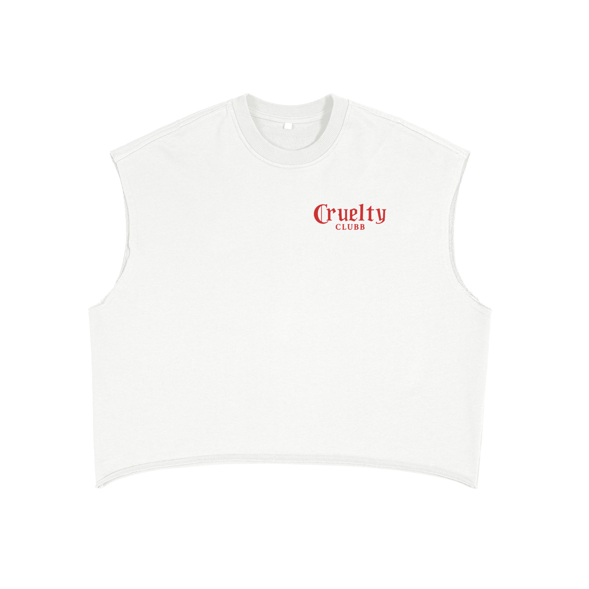 Cruelty Clubb Double Cruel French Terry Boxy Tank Top